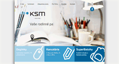 Desktop Screenshot of ksm.sk