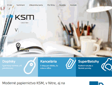 Tablet Screenshot of ksm.sk