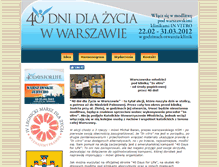Tablet Screenshot of 40dni.ksm.org.pl